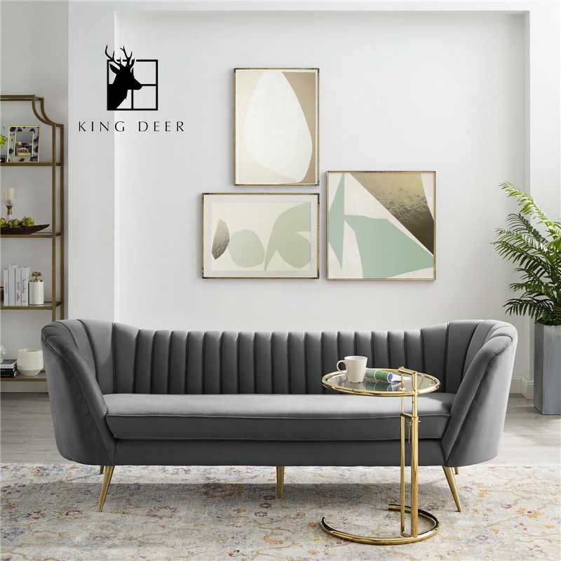 Ghế sofa Elain bọc da hiện đại, SFKD-023