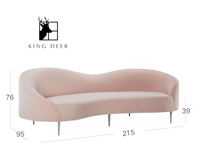 Ghế sofa Maris bọc nỉ nhung hiện đại, SFKD-029