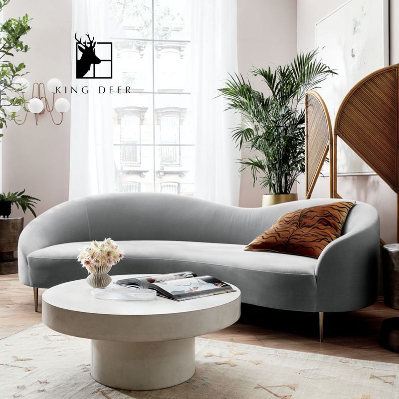 SFKD-0296 Ghế sofa Maris bọc nỉ nhung hiện đại, SFKD-029