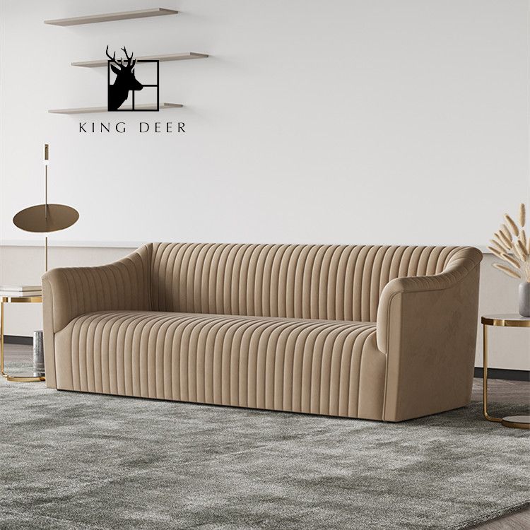 Ghế sofa Oriana bọc nỉ nhung hiện đại, SFKD-031