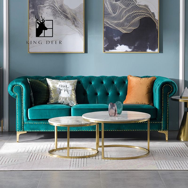 Ghế sofa Phedra bọc nỉ nhung hiện đại, SFKD-032