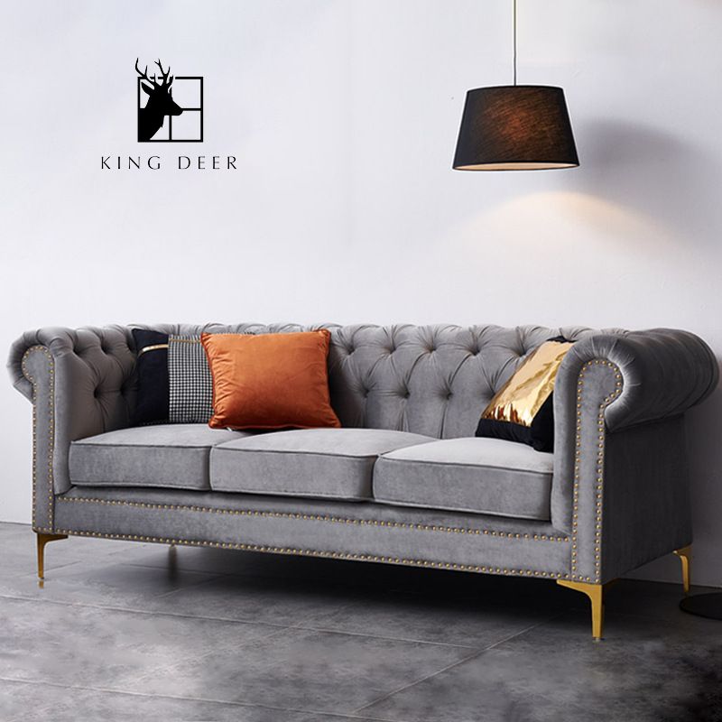 SFKD-0324 Ghế sofa Phedra bọc nỉ nhung hiện đại, SFKD-032