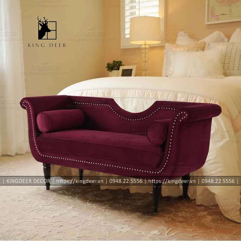 Ghế cuối giường Raymond phong cách Bắc Âu, GCG-008