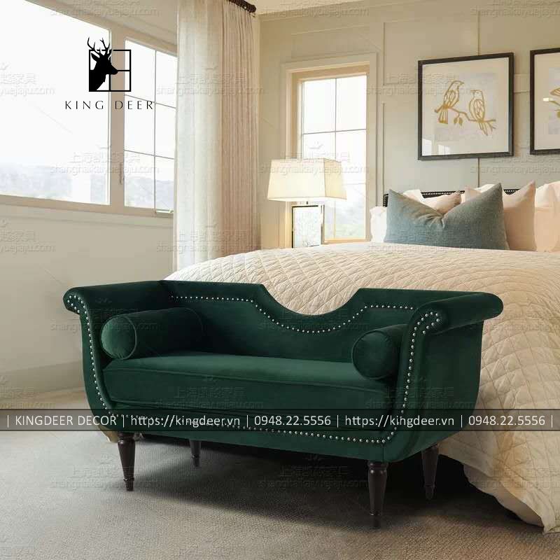 Ghế cuối giường Raymond phong cách Bắc Âu, GCG-008