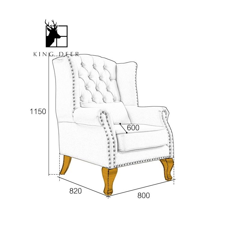 Ghế sofa đơn thư giãn đọc sách, GTG-001