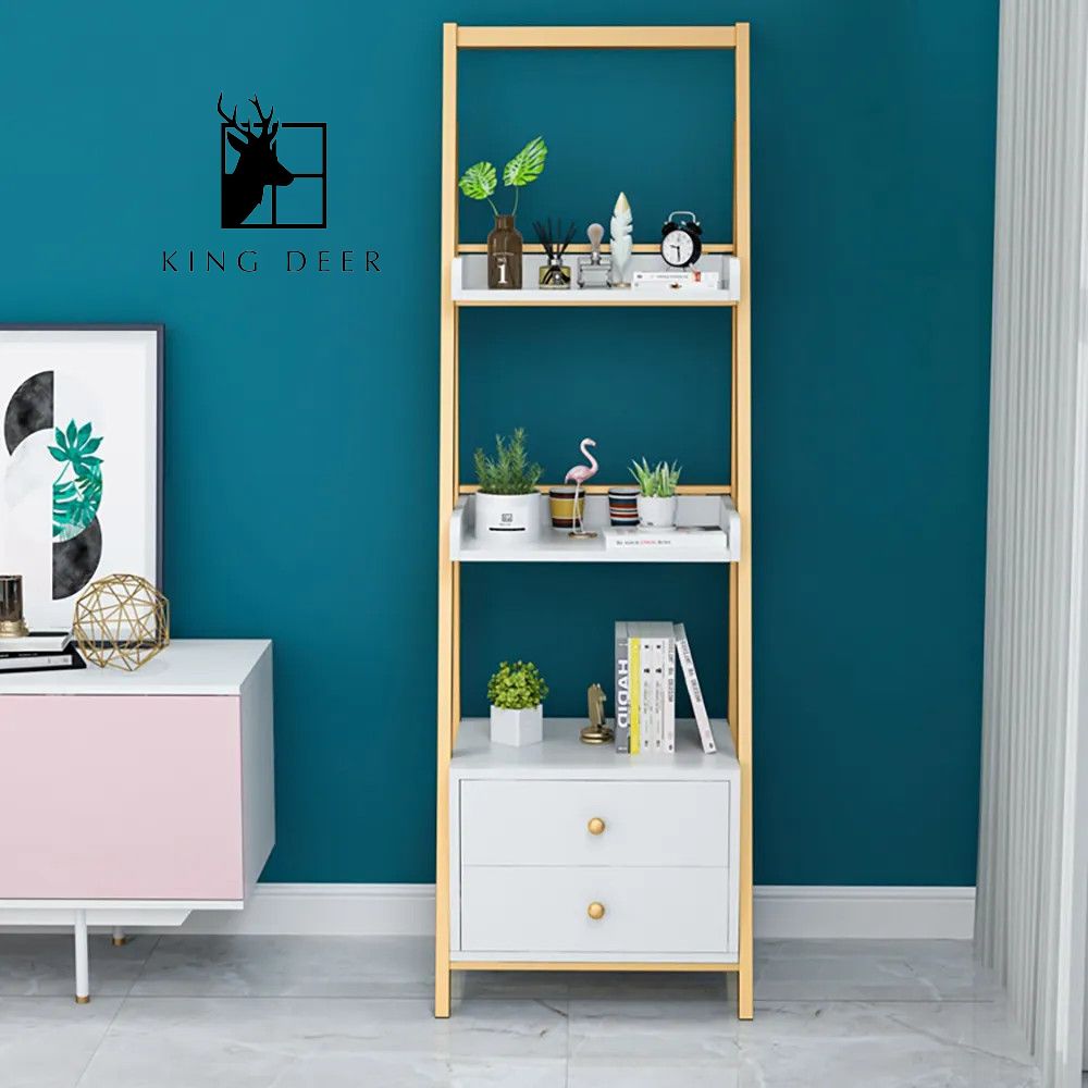 Tủ sách bậc thang phong cách hiện đại, TS-004