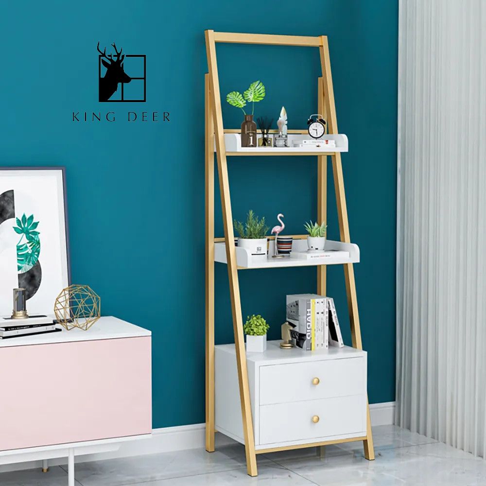 TS-0042 Tủ sách bậc thang phong cách hiện đại, TS-004