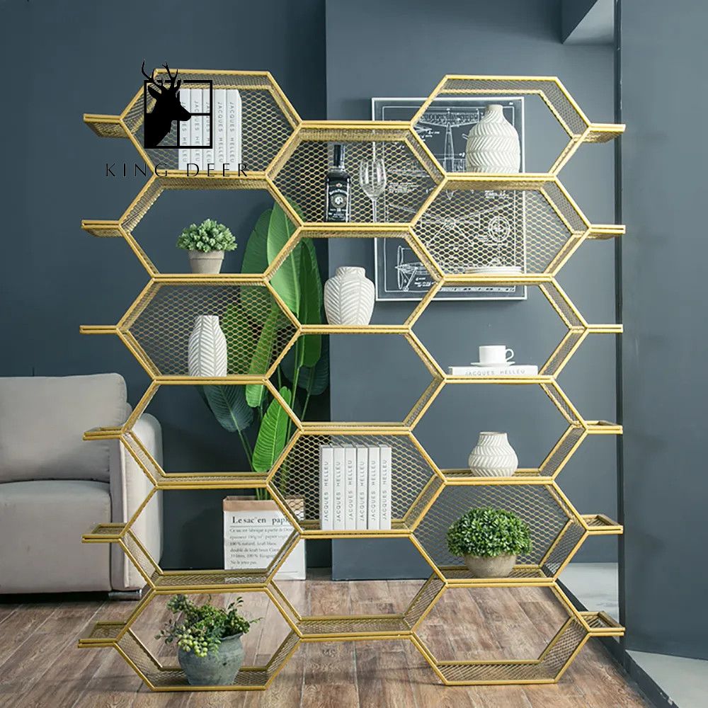 TS-0113 Giá sách tổ ong phong cách hiện đại, TS-011