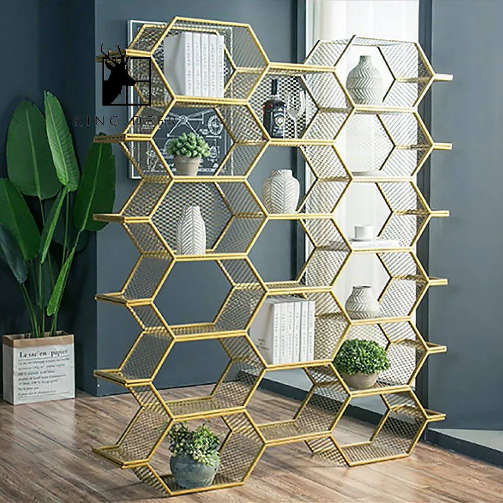 TS-0114 Giá sách tổ ong phong cách hiện đại, TS-011