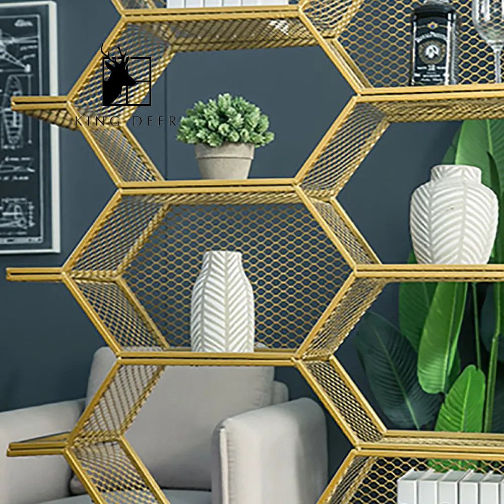 TS-0115 Giá sách tổ ong phong cách hiện đại, TS-011