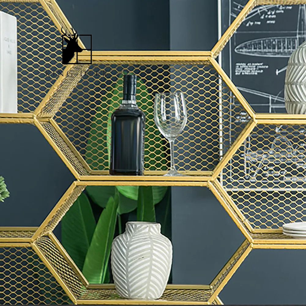 TS-0116 Giá sách tổ ong phong cách hiện đại, TS-011