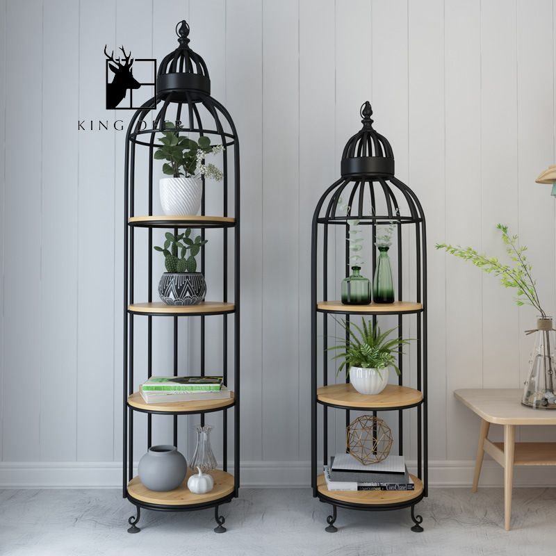 Kệ lồng chim mặt gỗ cao su Bắc Âu, TS-032